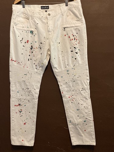 【2plan】MIKEL CAT BRUSH DENIM PANTS 2PLAN