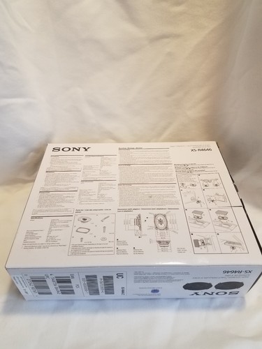 New Sony XS-R4646 4-Way Speakers (1 pair), 4x6 inch.