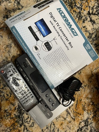 HDTV Digital TV Converter Box ATSC with USB Input for Recording and Media Player