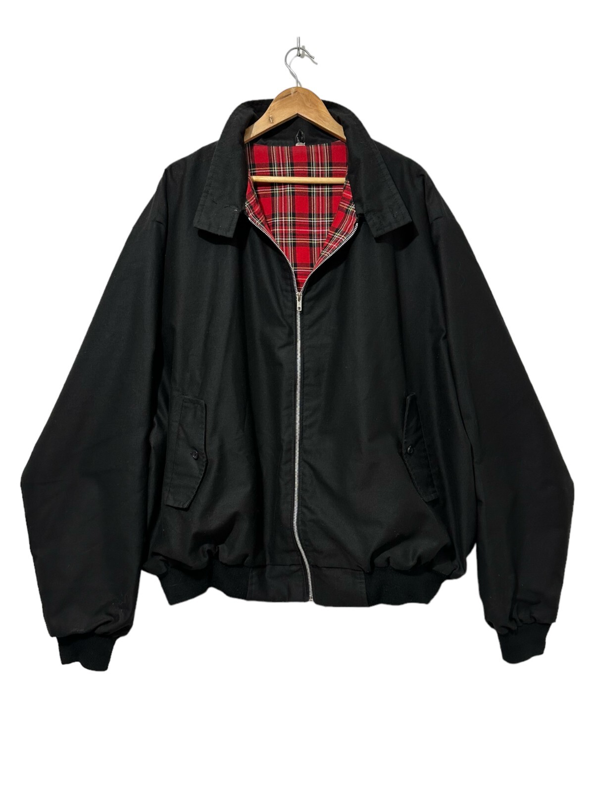 ジャケット・アウター OLD Harrington Jacket Made in England Vintage Made in England Ska Punk Black Harrington Jacket 5XL
