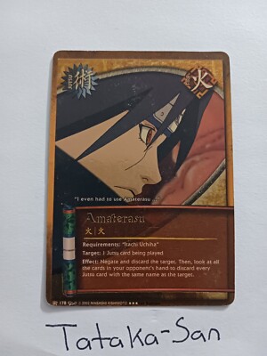 Amaterasu - 178 - Foil - Naruto TCG CCG - Jutsu - Itachi Uchiha -
