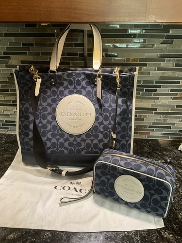 バッグ Coach Dempsey Tote Bag Coach Dempsey Tote 22 With Coach Patch | Brixton Baker