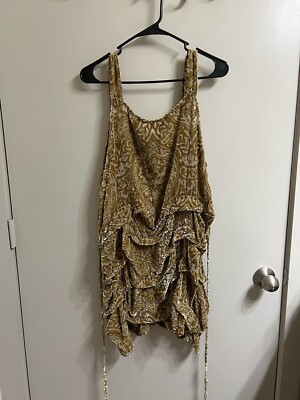 Krista Larson Rayon Silk Velvet Dress One Size (item B20)