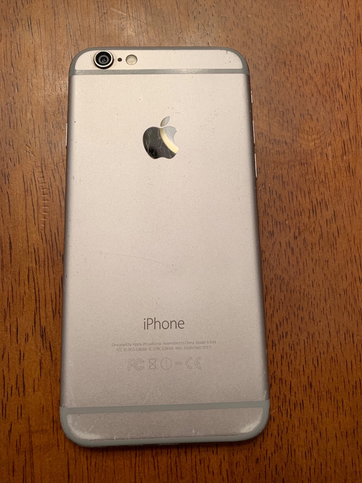 Apple iPhone 6 - 64GB - Silver (Unlocked) A1549 (CDMA + GSM)