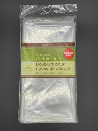 ⭐CLEAR SHOWER CURTAIN LINER 70” X 72” - THIN AND LIGHTWEIGHT
