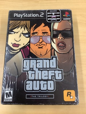 Grand Theft Auto The Trilogy Vice, San Andreas, III - PlayStation 2 New Sealed