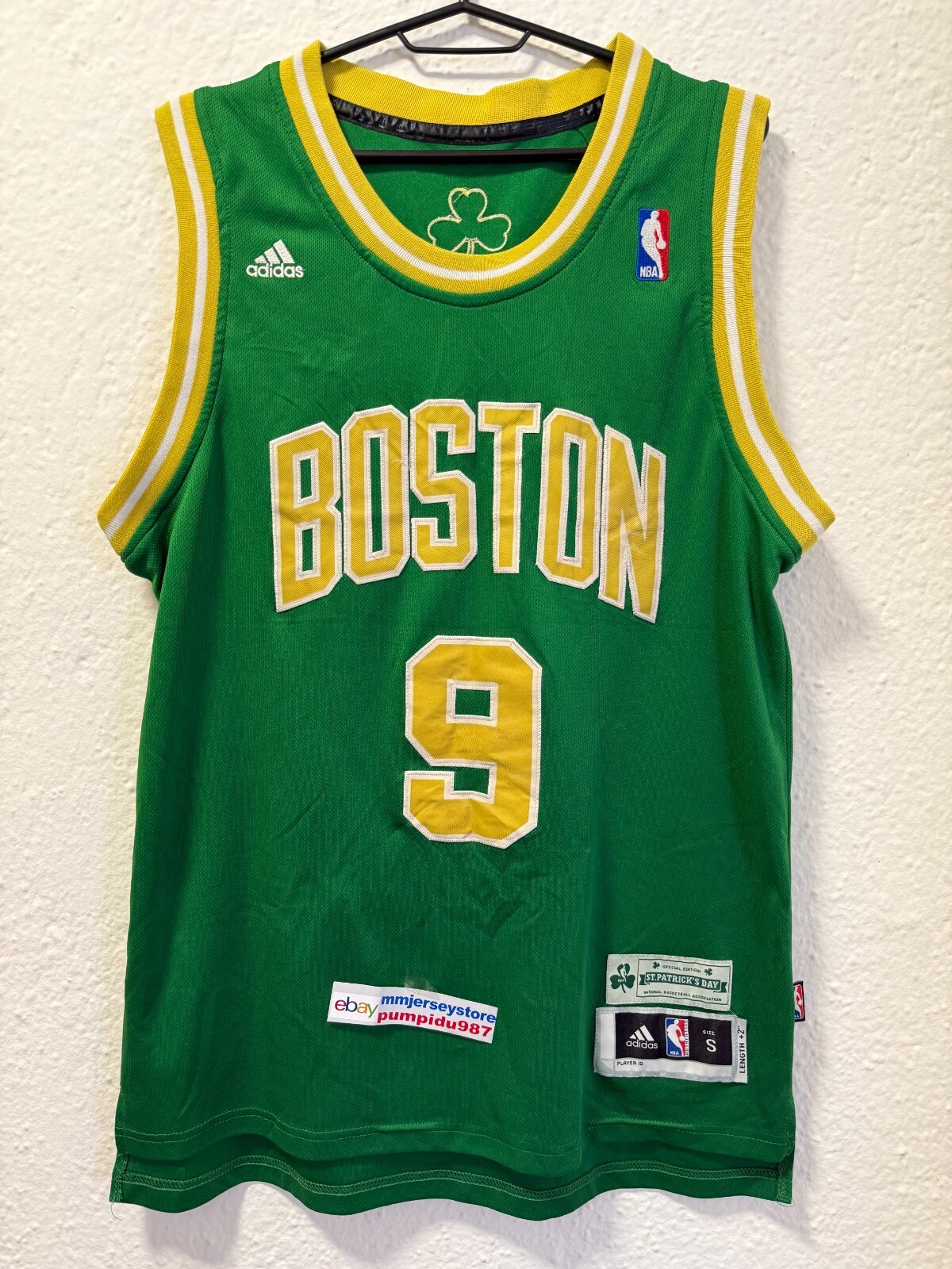ウェア Adidas NBA BOSTON CELTICS 9 RONDO Jersey Boston Celtics Jersey #9 Rajon Rondo Men's Size Medium