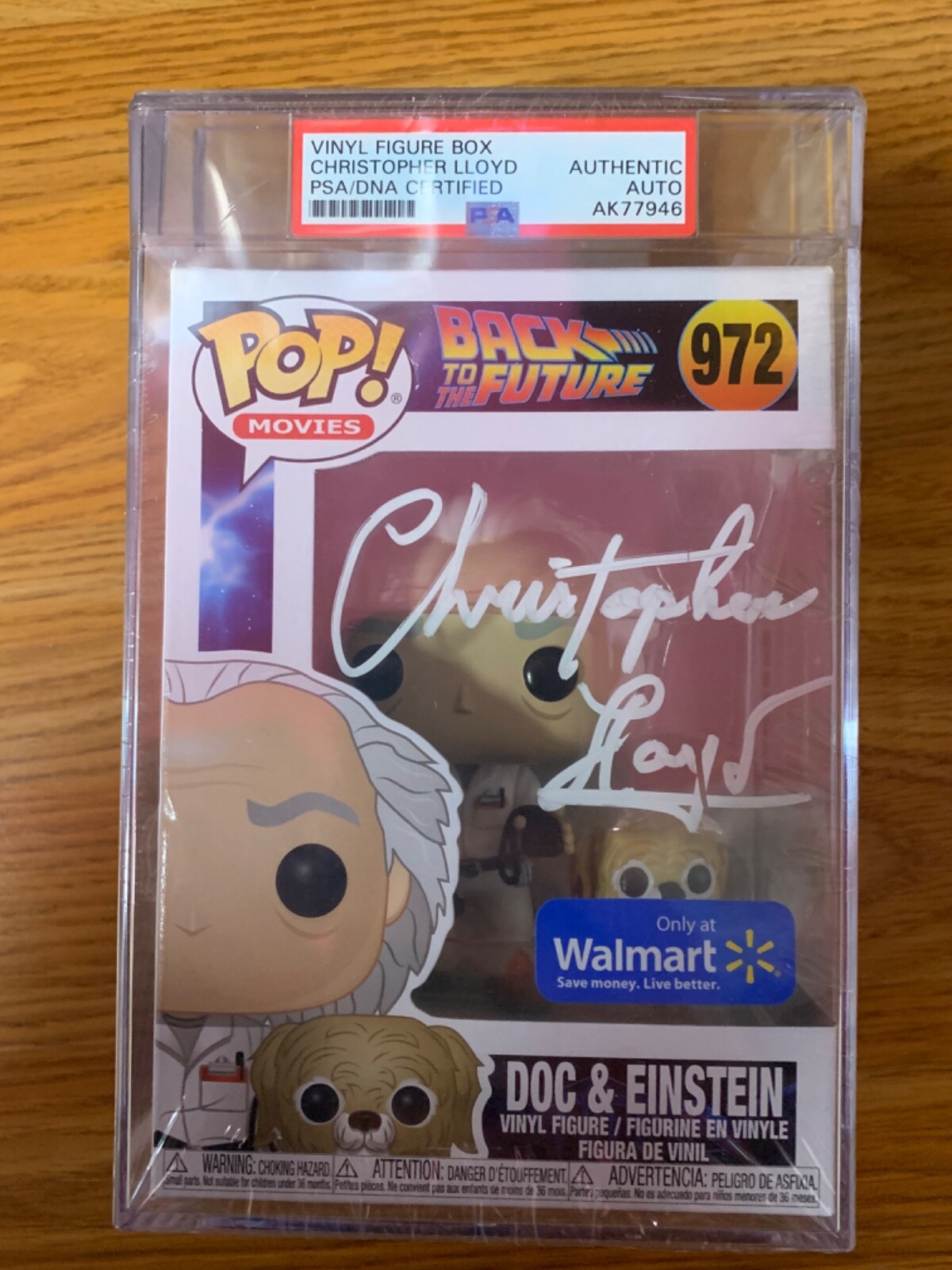 Christopher Lloyd のサイン Christopher Lloyd signed autograph 5x5 cut American Actor