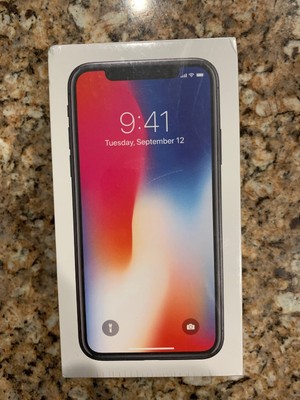 Apple iPhone X - 256GB - Space Gray “unlocked” A1901 (GSM) Brand New, Unopened