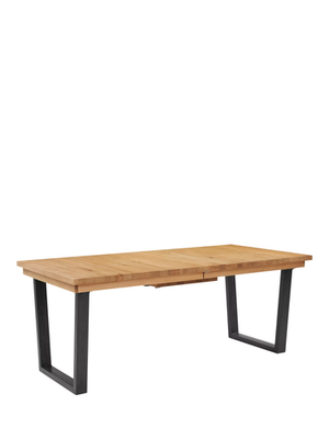 John Lewis Calia 8-10 Seater Extending Dining Table, Solid Oak