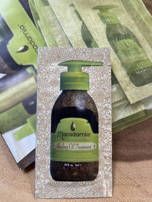 Macadamia Natural Healing Oil Hair Treatment Packets 0.10 Fl Oz Each (lot of 6)