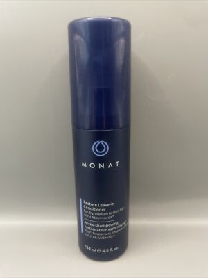 MONAT Restore Leave-In Conditioner w/ Rejuveniqe, 4.5 oz, NEW