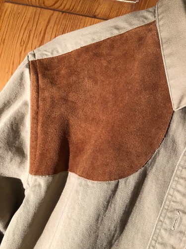 Vintage Satel's Trap and Skeet Shooting Shirt XL Tan