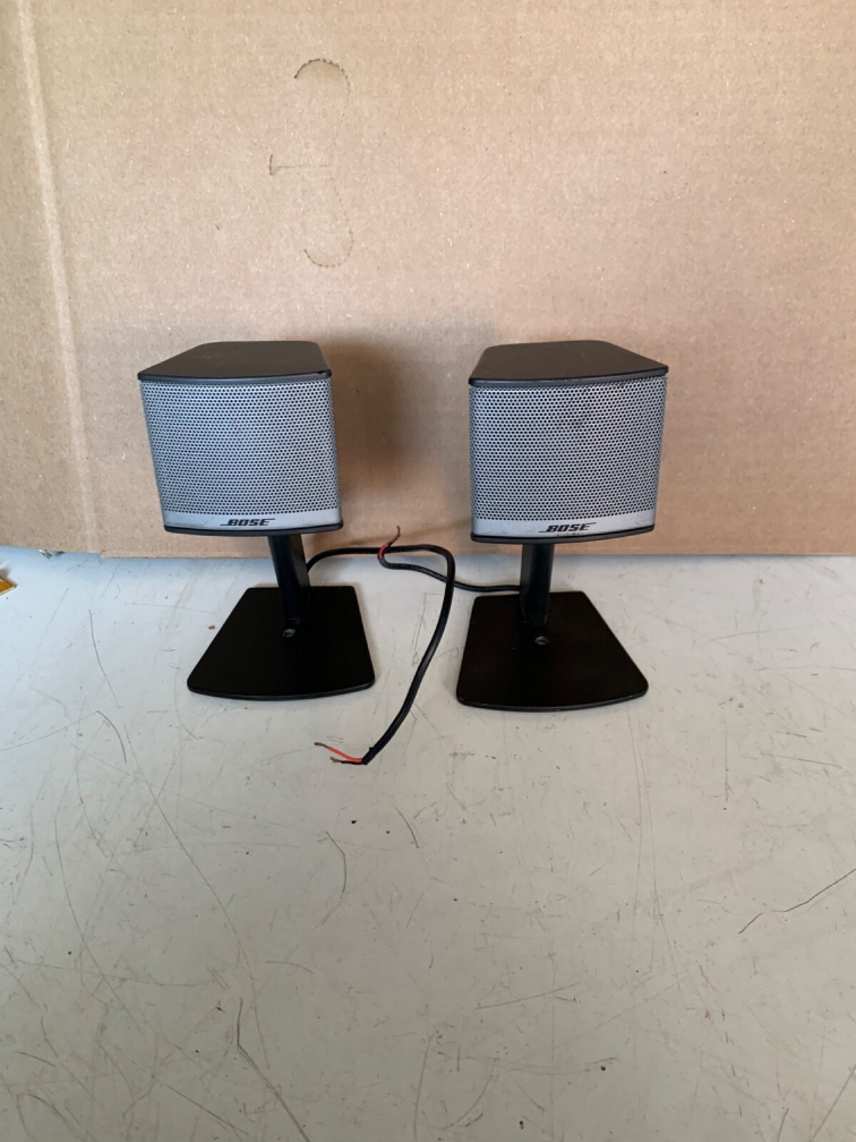 2 BOSE Companion 3 Series II Multimedia Computer Satellite