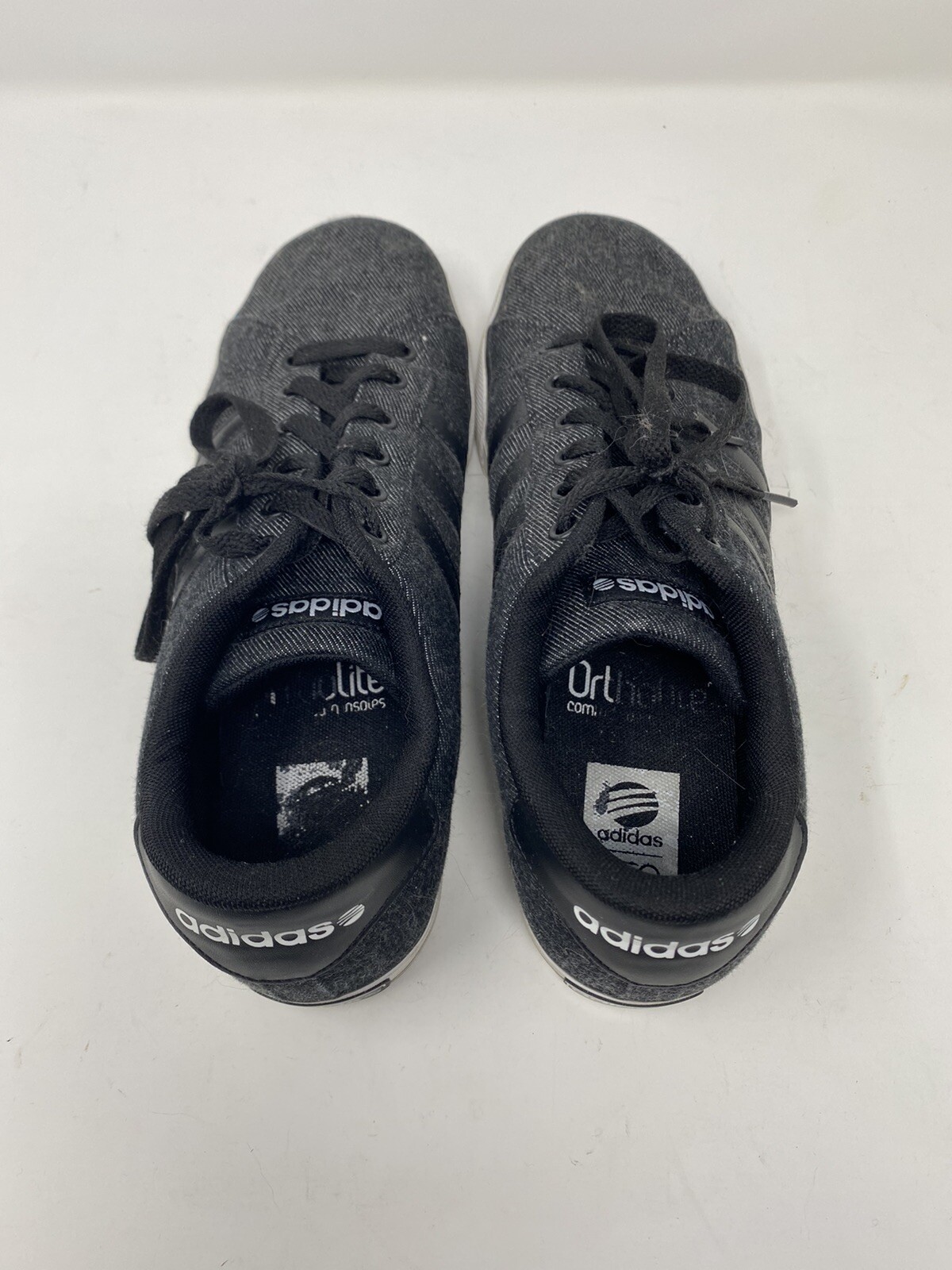 Black White Casual Sneakers Size 