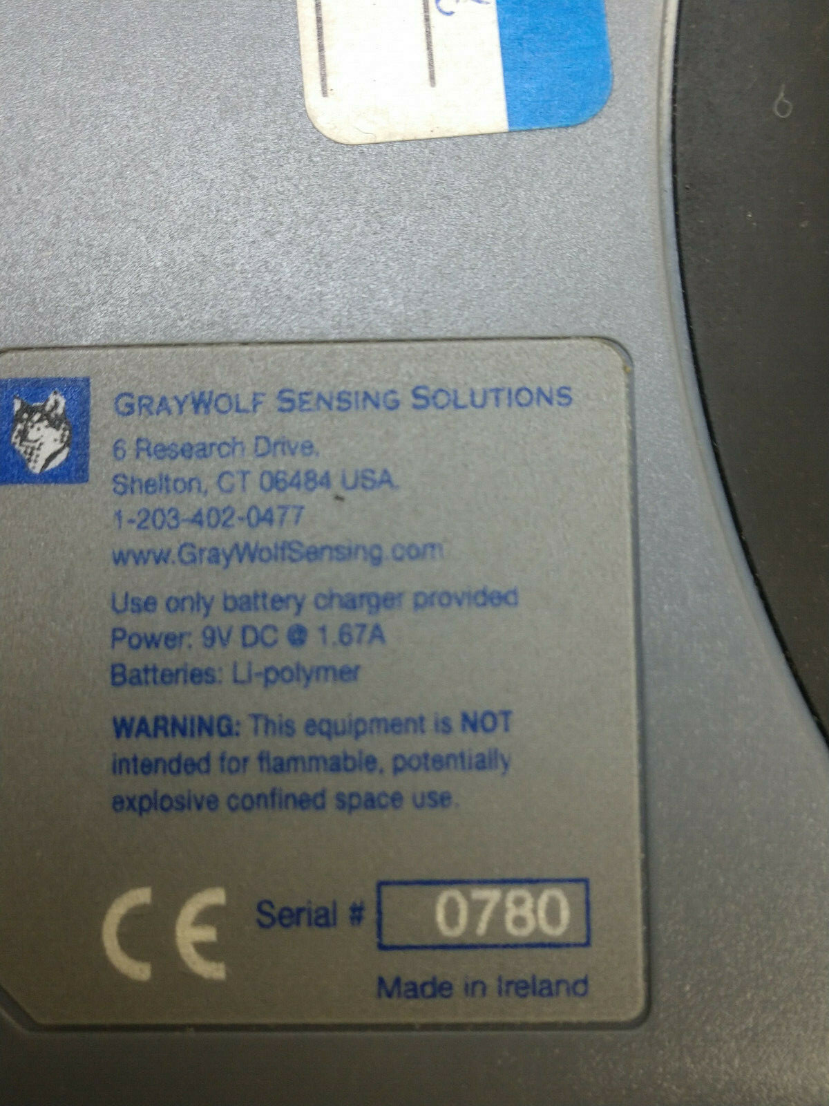 Gray Wolf Air testing System      Test your home for unsafe gases!!