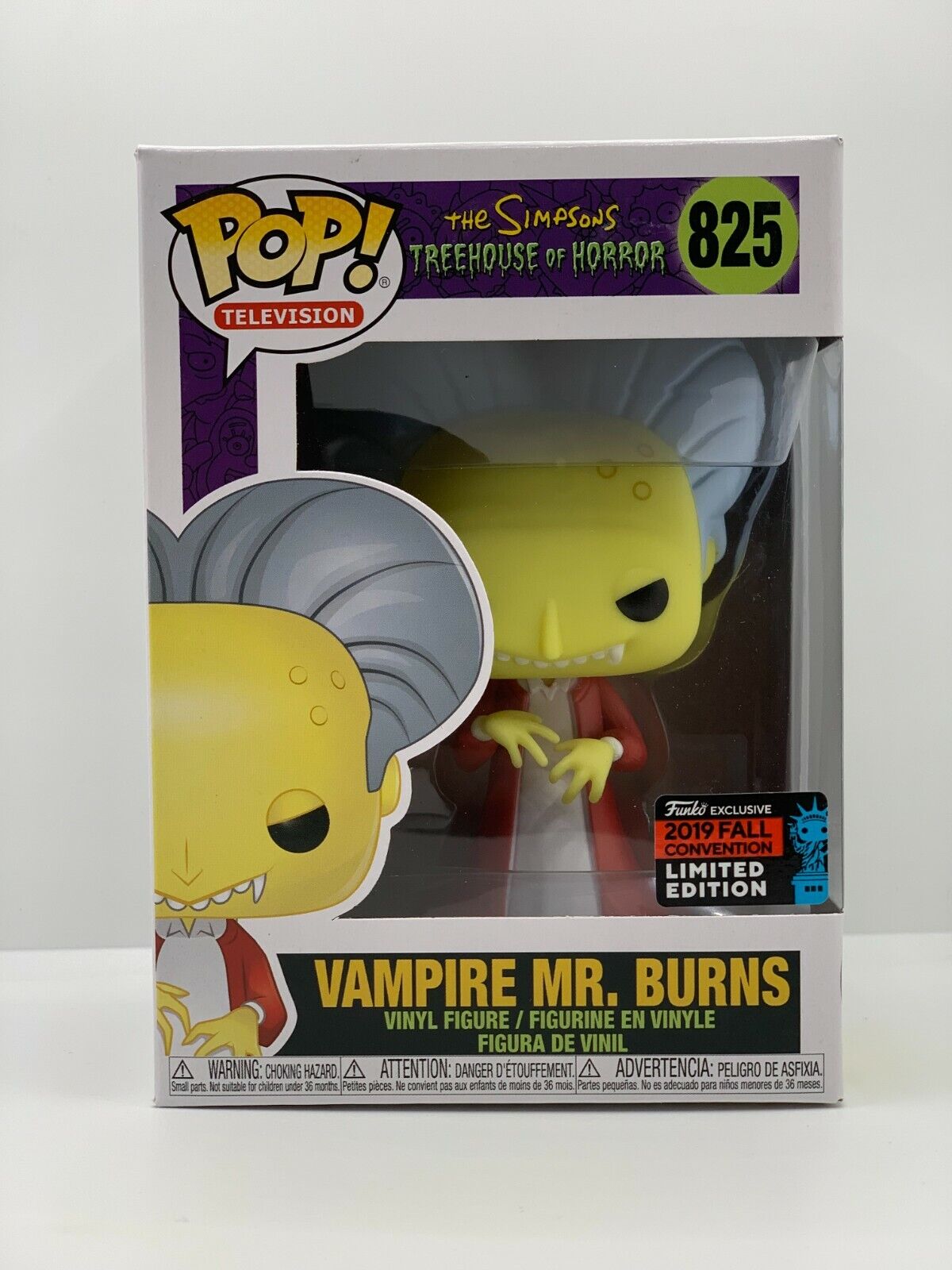 FUNKO POP! #825 VAMPIRE MR BURNS THE SIMPSONS 2019 NYCC FUNKO POP! #825 VAMPIRE MR BURNS THE SIMPSONS 2019 NYCC
