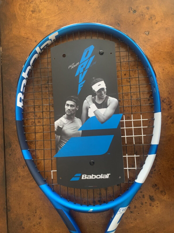 Babolat Evo Drive Lite - 4 3/8 Strung, comes with cover, free shipping