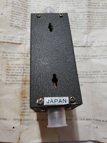 Vtg.Recon.SWR Field & Strength Meter/Indicator Mod. cb-170-2 CB/HAM Radio