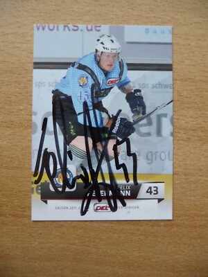 DEL 2011/12 Felix Petermann #185 original signiert 