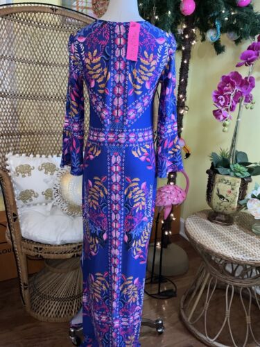 Pre-owned Lilly Pulitzer Pomona Maxi Dress ? Absolute Purrfection ? Size Xs,m,xl In Multicolor