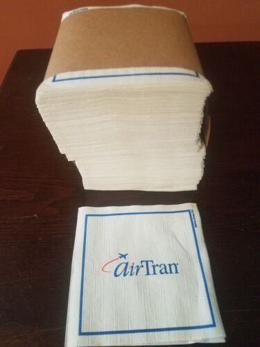 Large Lot of Airtran Airways Beverage Napkins_2011_5x5_Airlines_