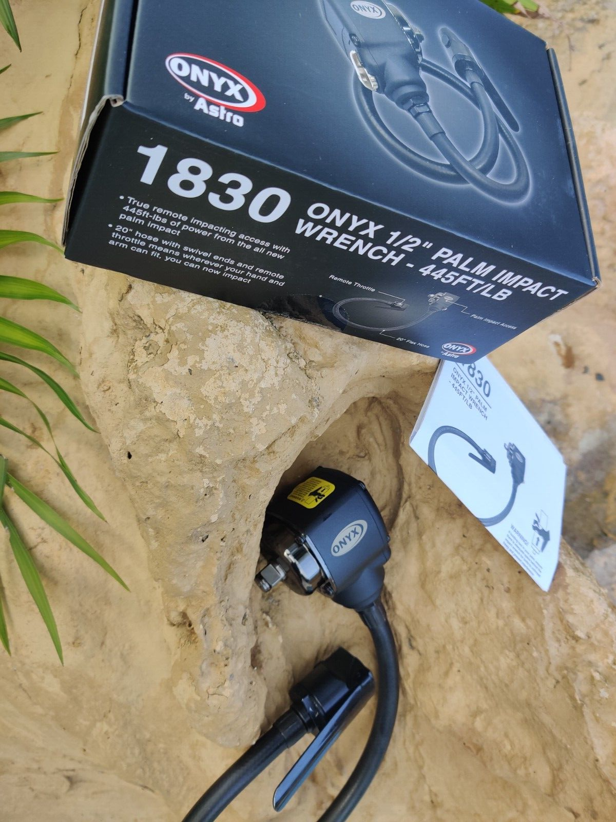 Astro Pneumatic 1830 ONYX  1/2" PALM IMPACT WRENCH WITH REMOTE IMPACTING ACCESS