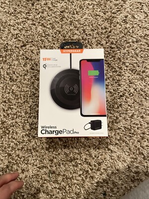 NEW HyperGear ChargePad Pro Wireless Fast Charger 15W [Black]