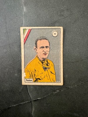 1938-39 Figurine Balilla NINO FARINA Automobilismo #92 FIGURINA ANTEGUERRA