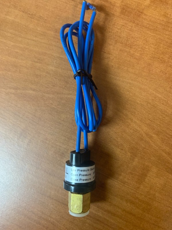 Low Pressure Switch, Open 25, Close 80, Equivalent To Johnson Control
