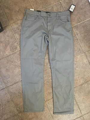 NEW! MAVI 38x34 MATT Classic Mid Rise Relaxed Straight Leg Pants Grey Gray Twill