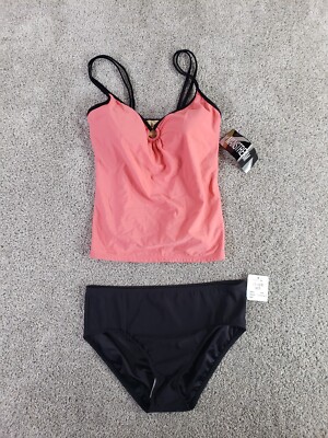 Mainstream Women's Bathing Suit Set 10 Melon Orange NWOT