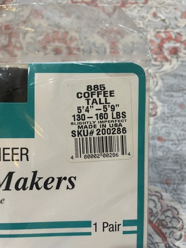 Vintage Famous Maker Ultra Sheer Pantyhose Park Avenue New 100% Nylon Pick Color