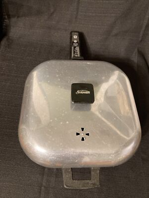 Vintage Sunbeam Electric Skillet FPM 5 Aluminum High Dome Lid Vented Cord, Works
