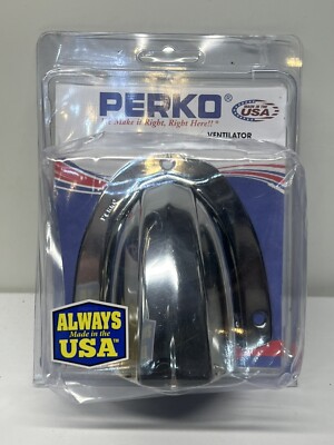 Perko Chrome Plated Brass Clamshell Vent 4'' X 3.75'' - 0339DP0CHR