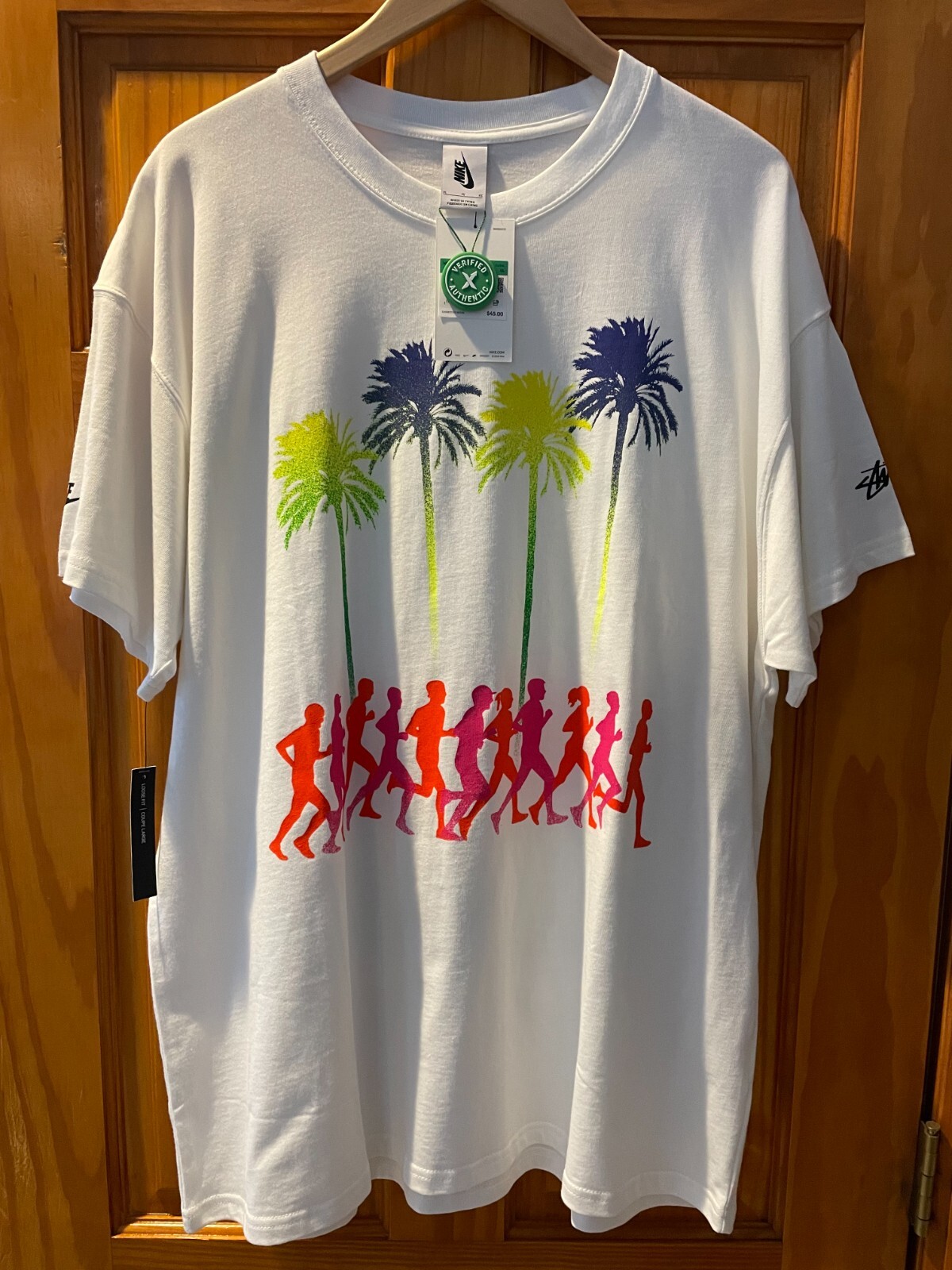 Nike x Stussy Douglas Firs To Palm Trees T-Shirt Men Sz XL