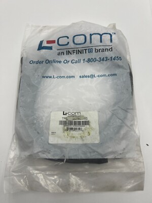 (Qty 1) L-COM Ethernet, TRD695SZBLK-15, Male to Female, Black,   *Fast Shipping*