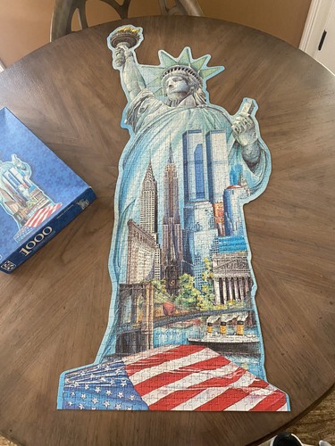 Statue of Liberty Shaped 1000 Piece Jigsaw Puzzle by FX