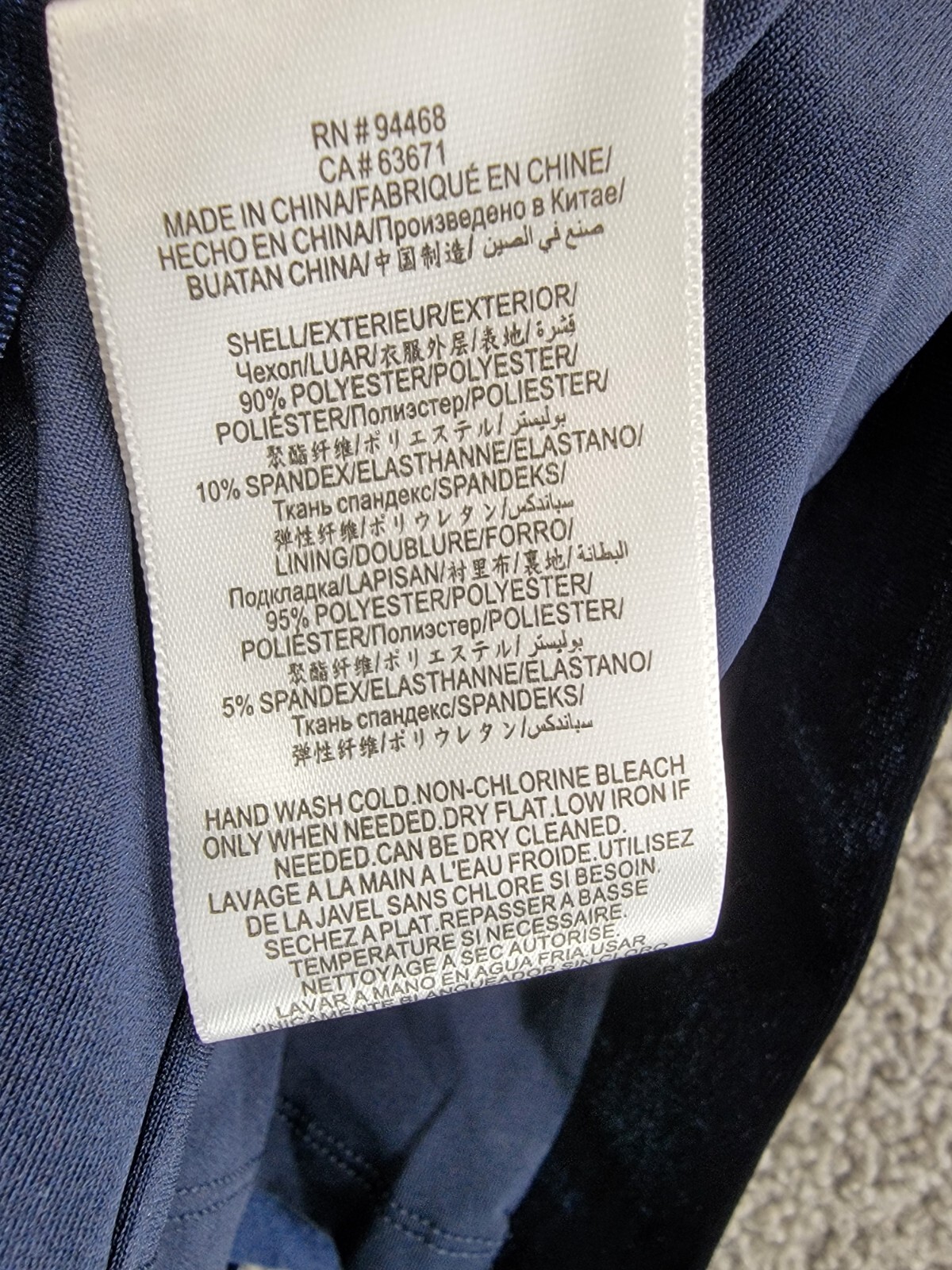 BCBGMAXAZRIA Plunge Neck Midi Dress & Glove Womens 10 Dark Navy Back Zip Closure - Picture 13 of 16