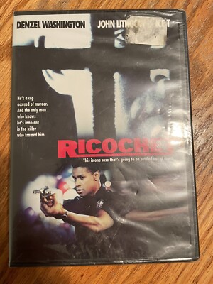 Ricochet DVD Denzel Washington, John Lithgow, Ice-T Brand New