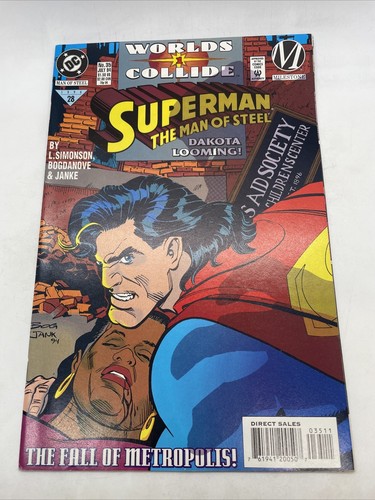 Superman The Man of Steel Dakota Looming Worlds Collide (DC