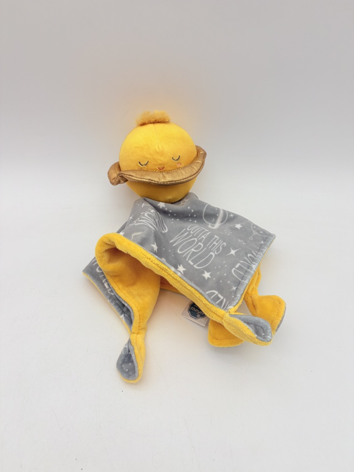 Mary Meyer Sun Lovey Stars Solar System Baby Nursery Plush Gray Yellow
