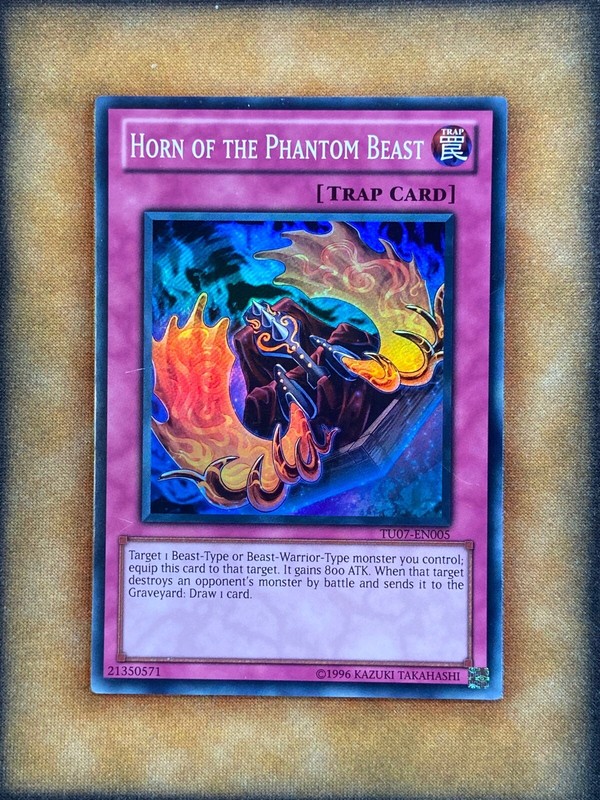beast type yugioh cards YuGiOh Duelist Revolution Horn of the Phantom Beast DREV-EN075
