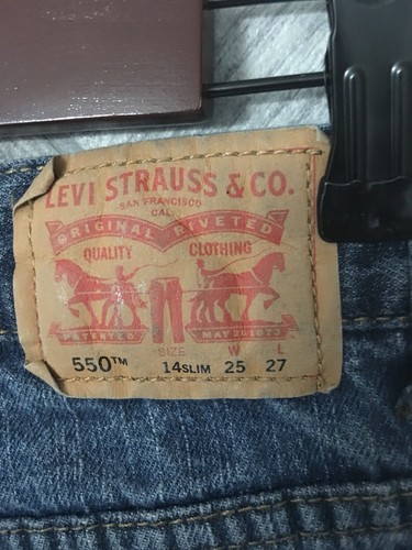 Boys Levis 550 Relaxed Size 14 Slim 25W 27L