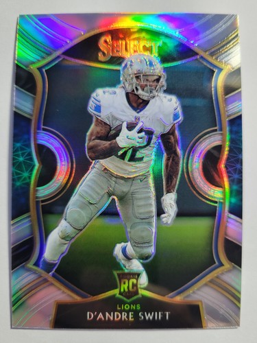 D'Andre Swift 2020 Select #51 Concourse Silver Prizm Rookie