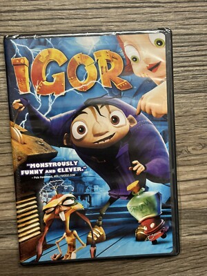 Brand New Sealed Igor DVD John Cusack