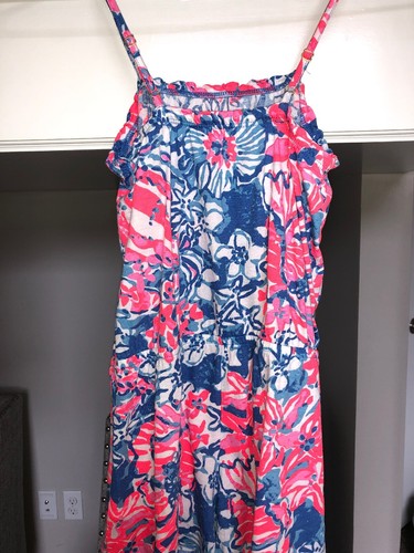 lilly pulitzer romper, size youth 8-10