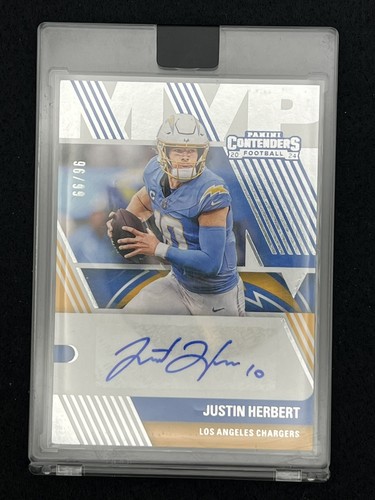 2024 Panini Contenders Justin Herbert MVP Contenders Auto /99 Chargers