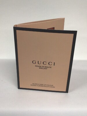 Gucci Rouge De Beaute Brillant Glow & Care Lip Colour Sample Size