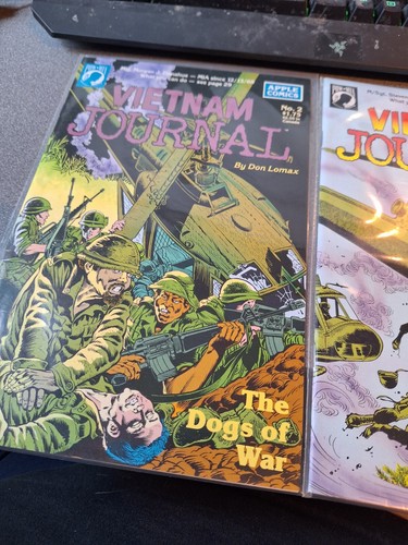 Apple Comics Vietnam Journal Issues 1 and 2 VF/NM A273